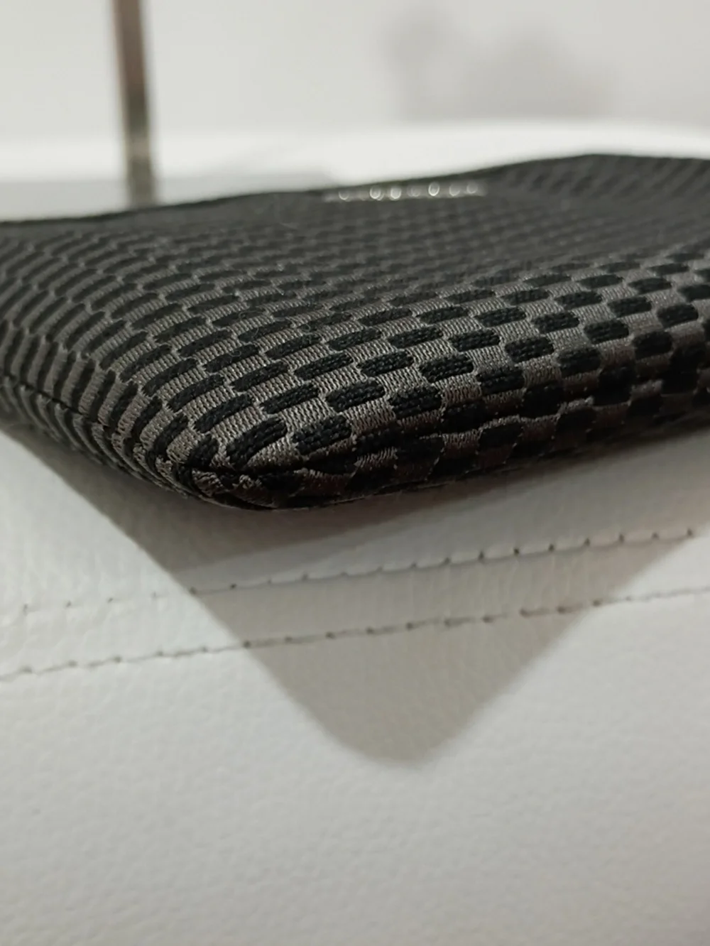 Coach Brown and Black Checkered Wristlet